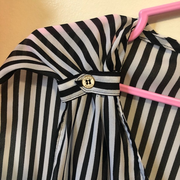 GUESS sheer detail blouse size XS - Picture 4 of 9